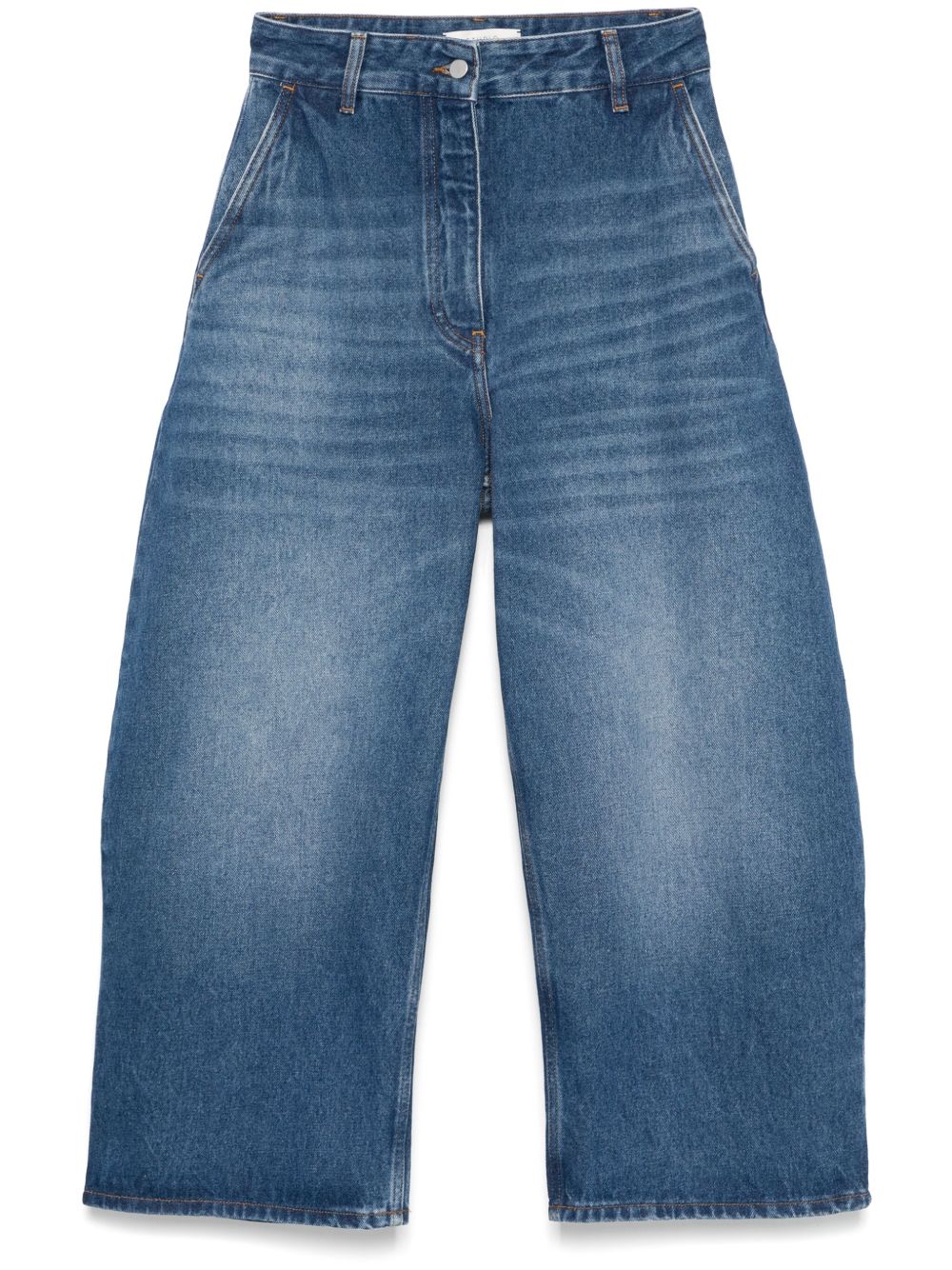 CHALCOSNW1417WORNWASHINDIGO CHALCO 와이드 레그 데님 진
